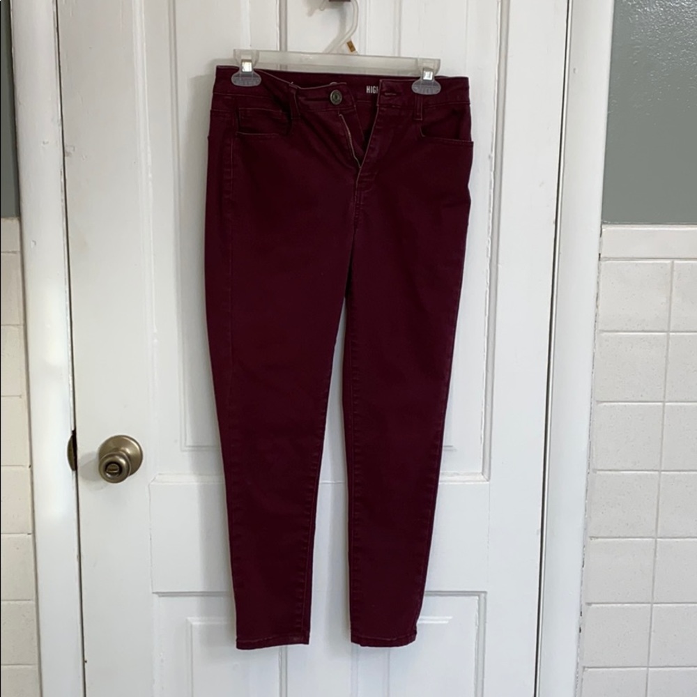 High rise jegging